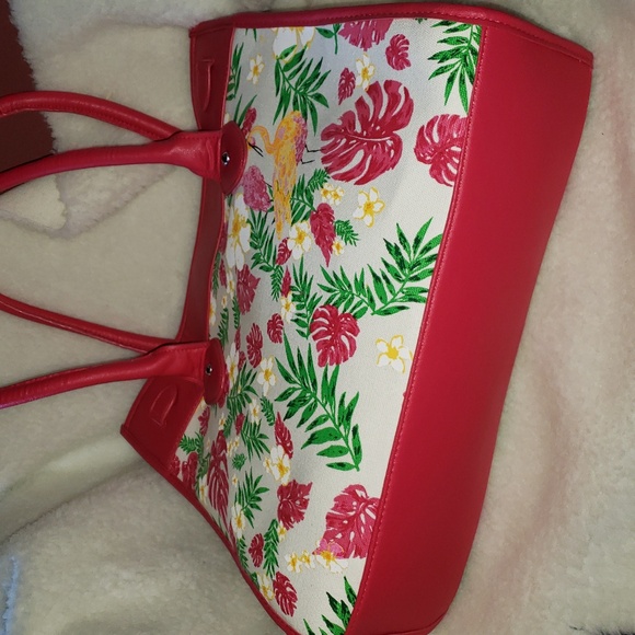 Apt9 Tropical Design Handbag Purse - Picture 4 of 11